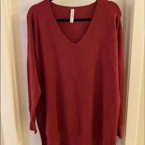 Zenana Premium V-Neck Sweater